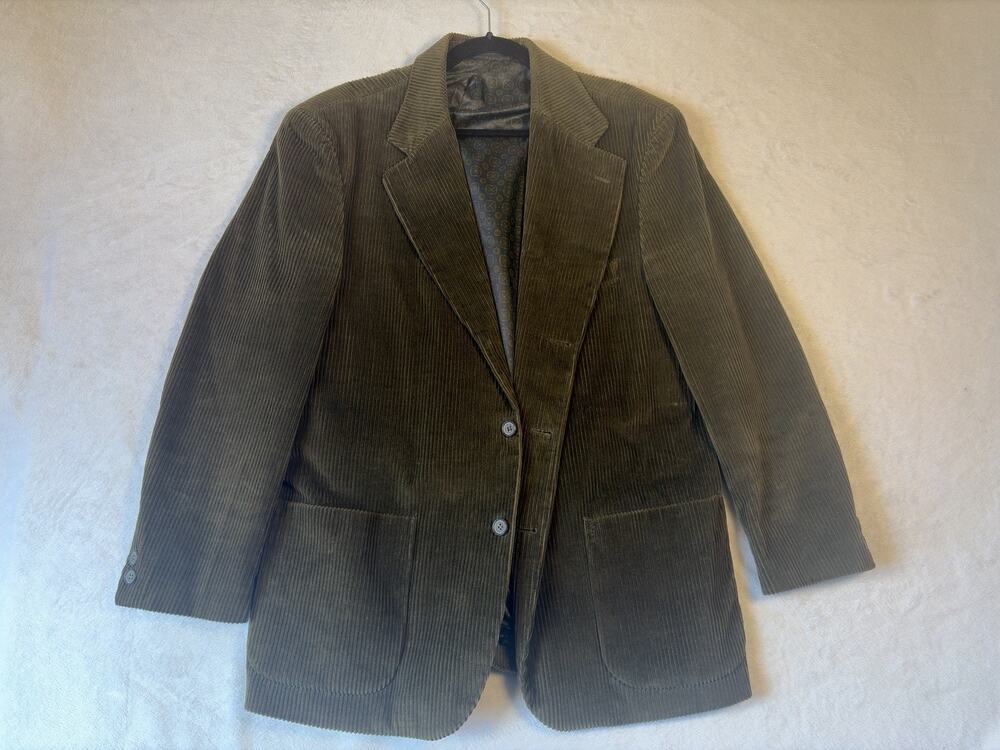 New River Olive Green Corduroy Blazer Men’s Size Large